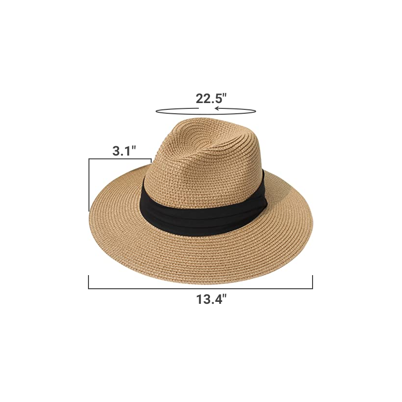 Packable Panama Beach Hat